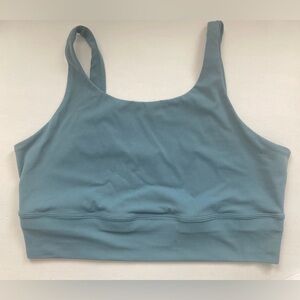 Nike Women's Alate Solo Light-Support Longline Sports Bra Size Large Blue